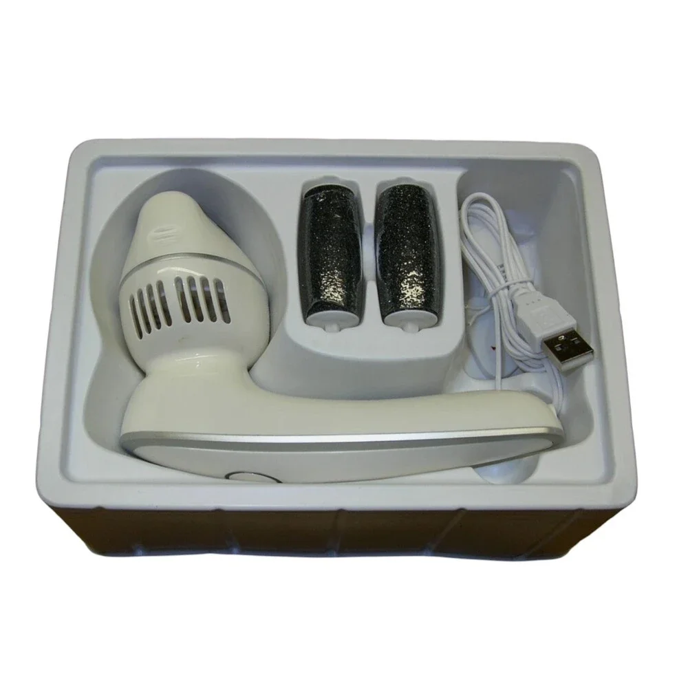 Sharper Image Rechargeable Callus Vacuum, 2 Speed, Model210203-01 brand new